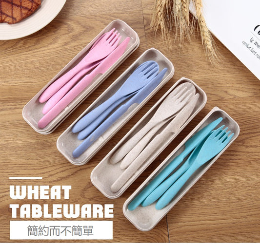 Wheat Straw Cutlery  3 in 1