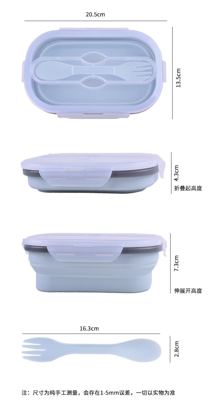 Foldable Silicone Lunch Box